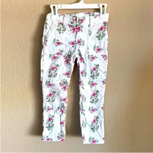 Osh Kosh B’gosh white floral pants